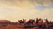 Albert Bierstadt Indians Travelling near Fort Laramie Spain oil painting artist